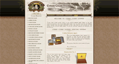 Desktop Screenshot of cubancigarlounge.com